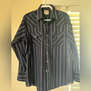 Men’s vintage striped western